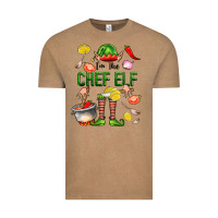 Vintage Coffee im the chef elf Vintage Tee - FaDigitalArtStudio