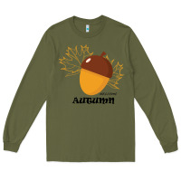 Army Green Welcome Autumn Long Sleeve Tee - Bettercallsaul