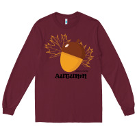 Burgundy Welcome Autumn Long Sleeve Tee - Bettercallsaul