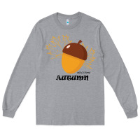 Heather Grey Welcome Autumn Long Sleeve Tee - Bettercallsaul