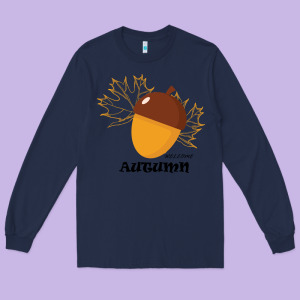 Welcome Autumn Long Sleeve Tee Designed By Bettercallsaul