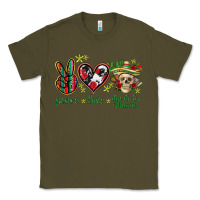 Army Green Peace love dia de los muertos Mexico Classic Tee - HowdyJamesFarm