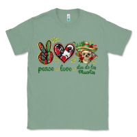 Sage Peace love dia de los muertos Mexico Classic Tee - HowdyJamesFarm