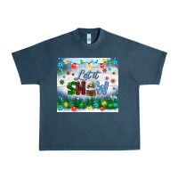 Midnight Navy let it snow tumbler Urban Heavy Tee - BundleAndBundleShop