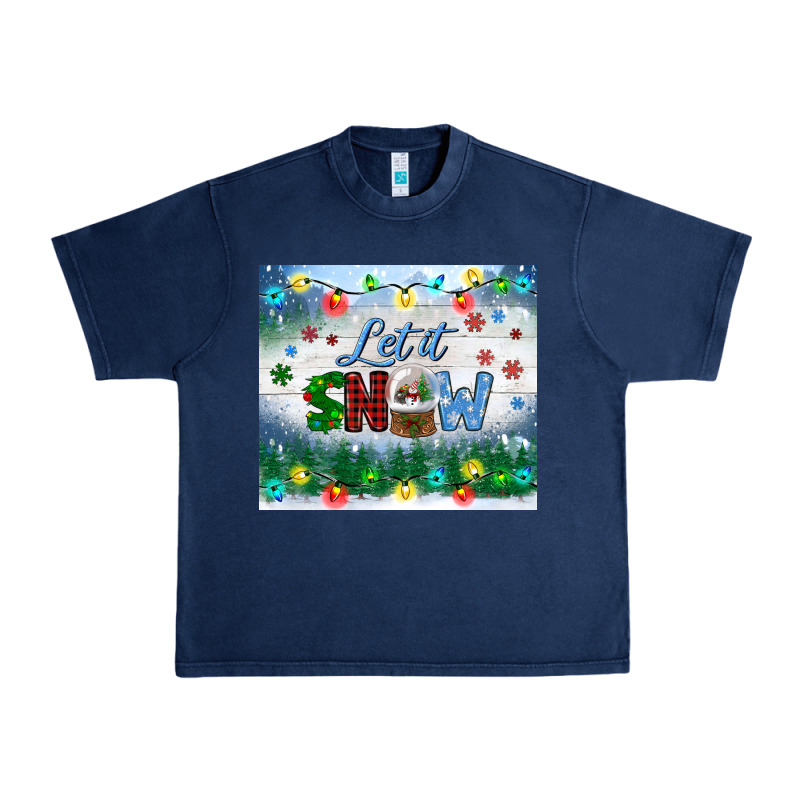 Let It Snow Tumbler Urban Heavy Tee by BundleAndBundleShop | Teevron