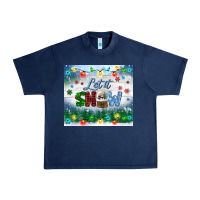 Navy let it snow tumbler Urban Heavy Tee - BundleAndBundleShop