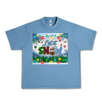 Pebble Blue let it snow tumbler Urban Heavy Tee - BundleAndBundleShop
