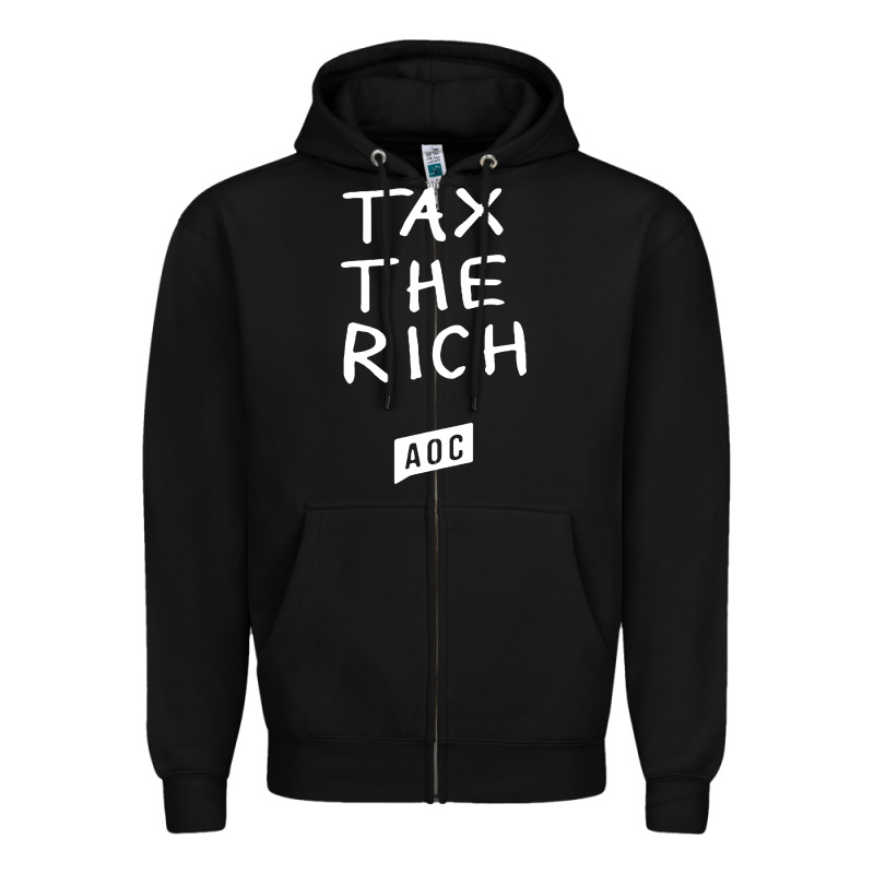 Aoc Tax The Rich Zipper Hoodie by baoMotion | Teevron