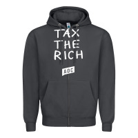 Smoke aoc tax the rich Zipper Hoodie - baoMotion