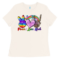 Bone Peace love rock Ladies Tee - FaDigitalArtStudio