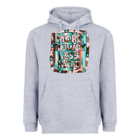 Heather Grey more howdy less hate Heavyweight Hoodie - JahusDesignShop