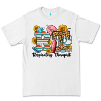 White respiratory therapist western Premium Tee - OliviaCreatesArt