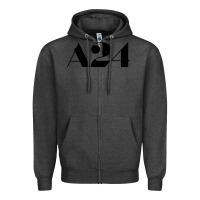Charcoal Heather a24  entertainment Zipper Hoodie - baoMotion