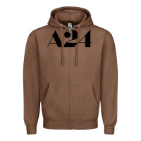 Chestnut a24  entertainment Zipper Hoodie - baoMotion