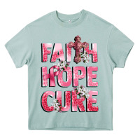 Arona faith hope cure breast cancer Heavy Core Tee - CowGirlArtShop