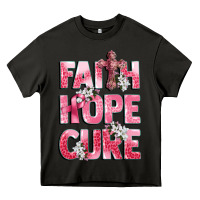 Asphalt faith hope cure breast cancer Heavy Core Tee - CowGirlArtShop