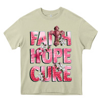 Mossy faith hope cure breast cancer Heavy Core Tee - CowGirlArtShop