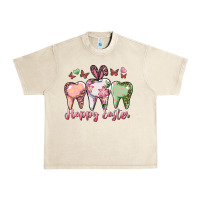 Sandshell Happy Easter Dental Urban Heavy Tee - RanaPortraitStore