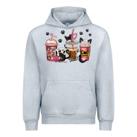 Heather Grey cat mom coffee Urban Hoodie - Jasminsmagicworld