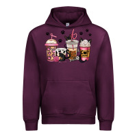 Mauve Wine cat mom coffee Urban Hoodie - Jasminsmagicworld