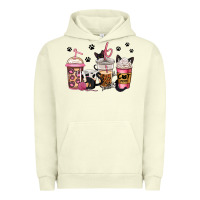 Pigment Pistachio cat mom coffee Urban Hoodie - Jasminsmagicworld
