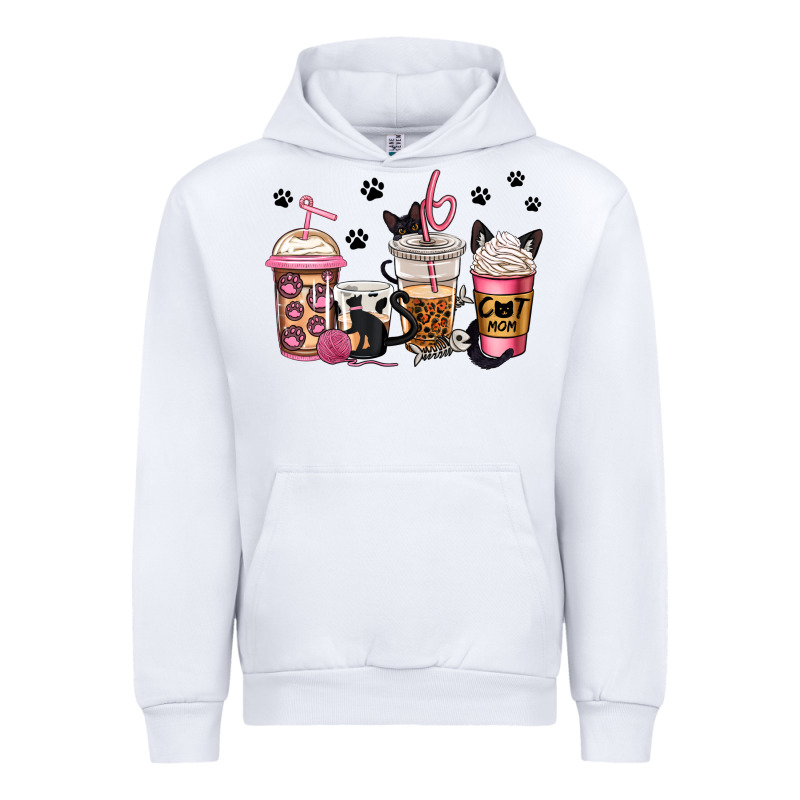 Cat Mom Coffee Urban Hoodie by Jasminsmagicworld | Teevron
