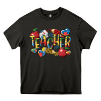 Asphalt autism teacher Heavy Core Tee - CowGirlArtShop