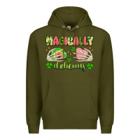 Army Green magically delicious Premium Hoodie - Artiststas