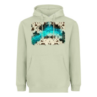 Matcha turquoise, cowhide backgraund Heavyweight Hoodie - JahusDesignShop