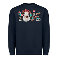 Navy calf love Heavyweight Sweatshirt - JahusDesignShop
