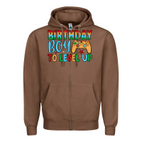Chestnut birthday boy to level up Zipper Hoodie - JahusDesignShop