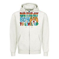 Birthday Boy To Level Up Zipper Hoodie | Teevron