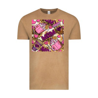 Vintage Camel Mom Coffee Cups With Leopard Digital Paper Vintage Tee - BundleAndBundleShop