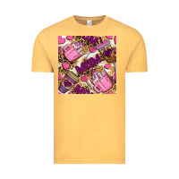 Vintage Mustard Mom Coffee Cups With Leopard Digital Paper Vintage Tee - BundleAndBundleShop
