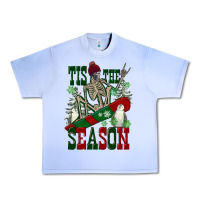 Grape Ice tis the season skeleton snowboard Urban Heavy Tee - FaDigitalArtStudio