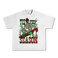 Lunar Rock tis the season skeleton snowboard Urban Heavy Tee - FaDigitalArtStudio
