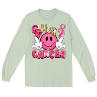 Matcha hey cancer with middle fingers Long Sleeve Tee - LillyAllenDesigns