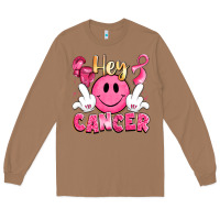 Toasted Coconut hey cancer with middle fingers Long Sleeve Tee - LillyAllenDesigns