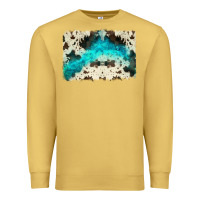 Antique Gold turquoise, cowhide backgraund Premium Sweatshirt - JahusDesignShop