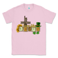 Bubblegum Pink Love like Jesus St. Patrick's Classic Tee - CowGirlArtShop