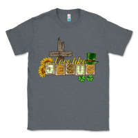 Charcoal Heather Love like Jesus St. Patrick's Classic Tee - CowGirlArtShop