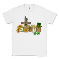White Love like Jesus St. Patrick's Classic Tee - CowGirlArtShop