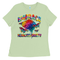 Embrace Neurodiversity Autism Ladies Tee | Teevron