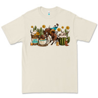 Bone rodeo cowboy coffee cups Premium Tee - OliviaCreatesArt