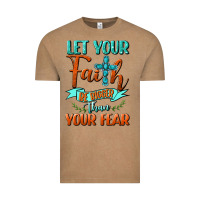 Vintage Coffee Let Your Faith Be Bigger Than Your Fear Vintage Tee - BundleAndBundleShop