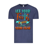 Vintage Denim Let Your Faith Be Bigger Than Your Fear Vintage Tee - BundleAndBundleShop