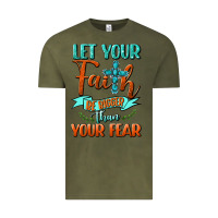 Vintage Olive Let Your Faith Be Bigger Than Your Fear Vintage Tee - BundleAndBundleShop