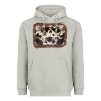 Moon Dust Cowhide Leopard Background Heavyweight Hoodie - JahusDesignShop