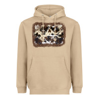 Mushroom Cowhide Leopard Background Heavyweight Hoodie - JahusDesignShop