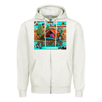 Oatmeal Heather traveler tumbler Zipper Hoodie - JahusDesignShop